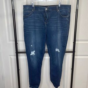 Lularoe Skinny Distressed Jeans Size 42 / 22